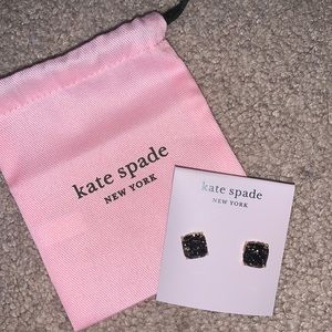 Kate Spade black and gold earrings